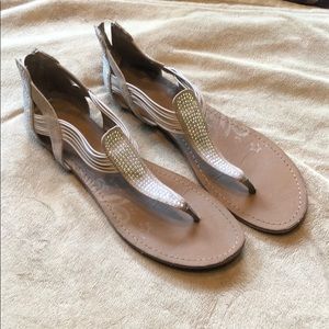 Blush Embellished Sandals